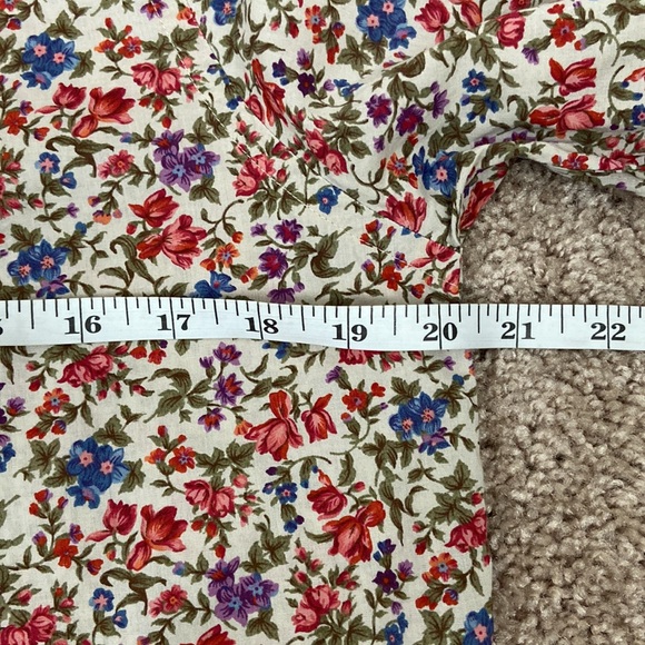 Vintage Ralph Lauren Floral Button-Up Shirt 100% Cotton size Small - Picture 7 of 8